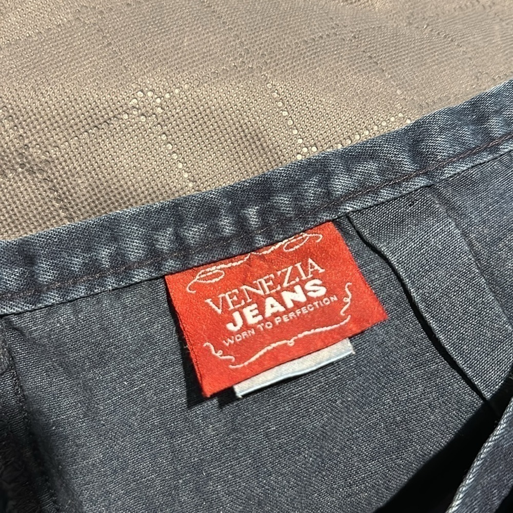 Denim plus size mini skort - Picture 8 of 10